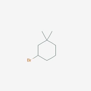 molecular formula C8H15B B1654591 3-Bromo-1,1-dimethylcyclohexane CAS No. 25090-98-6