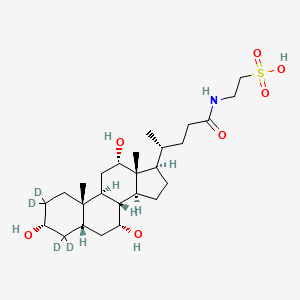 molecular formula C26H45NO7S B1654598 Taurocholic Acid-d4 CAS No. 252030-90-3