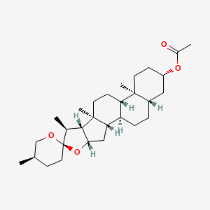 molecular formula C29H46O4 B1654605 Tigogenin acetate CAS No. 2530-07-6