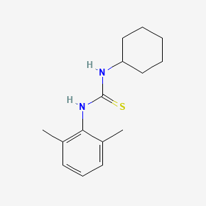 molecular formula C15H22N2S B1654612 Thiourea, N-cyclohexyl-N'-(2,6-dimethylphenyl)- CAS No. 25347-91-5