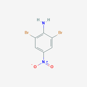 molecular formula C6H4Br2N2O2 B165464 2,6-Dibromo-4-nitroaniline CAS No. 827-94-1