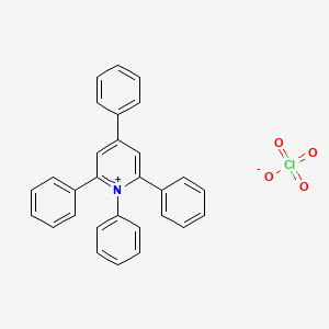 molecular formula C29H22ClNO4 B1654641 1,2,4,6-Tetraphenylpyridinium perchlorate CAS No. 25506-69-8