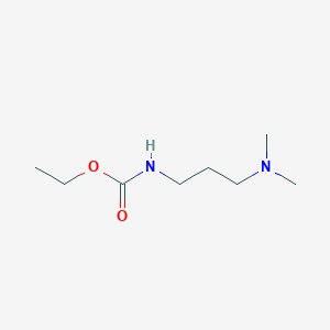 molecular formula C8H18N2O2 B1654650 ethyl N-[3-(dimethylamino)propyl]carbamate CAS No. 25593-53-7