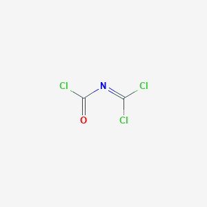 molecular formula C2Cl3NO B1654742 Carbamic chloride, N-(dichloromethylene)- CAS No. 26551-86-0