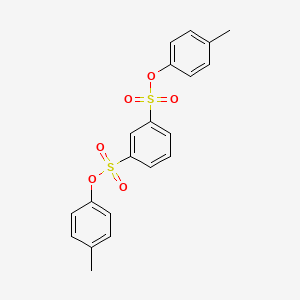 molecular formula C20H18O6S2 B1654752 Bis(4-methylphenyl) benzene-1,3-disulfonate CAS No. 26841-13-4