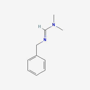 molecular formula C10H14N2 B1654768 N'-Benzyl-N,N-dimethylformamidine CAS No. 27159-75-7