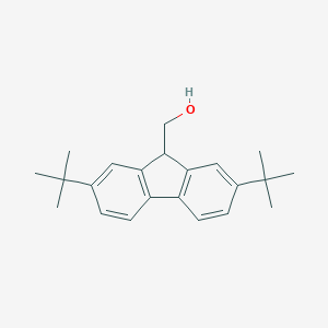 molecular formula C22H28O B165477 2,7-Di-tert-butyl-9-fluorenylmethanol CAS No. 136453-59-3