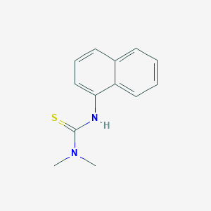 molecular formula C13H14N2S B1654790 N,N-Dimethyl-N'-(1-naphthyl)thiourea CAS No. 2742-61-2