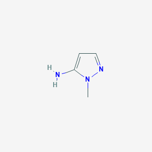 molecular formula C4H7N3 B016548 1-甲基-1H-吡唑-5-胺 CAS No. 1192-21-8