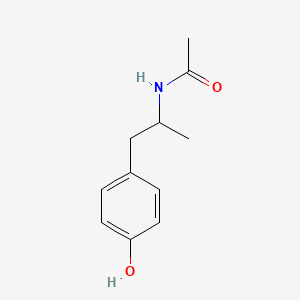 Acetamide, N-[2-(4-hydroxyphenyl)-1-methylethyl]-