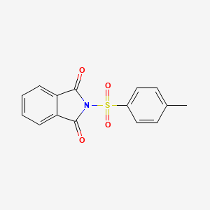 molecular formula C15H11NO4S B1654814 Phthalimide, N-(p-tolylsulfonyl)- CAS No. 27722-45-8