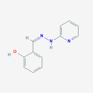 molecular formula C12H11N3O B1654862 Salicylaldehyde, 2-pyridylhydrazone CAS No. 2824-60-4