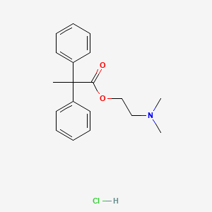 2-(Dimethylamino)ethyl 2,2-diphenylpropanoate;hydrochloride