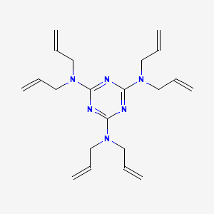 molecular formula C21H30N6 B1654869 N,N,N',N',N'',N''-Hexaallyl-1,3,5-triazine-2,4,6-triamine CAS No. 2830-12-8
