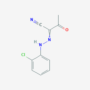 N-(2-chloroanilino)-2-oxopropanimidoyl cyanide