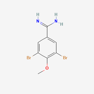 3,5-Dibromo-4-methoxybenzene-1-carboximidamide