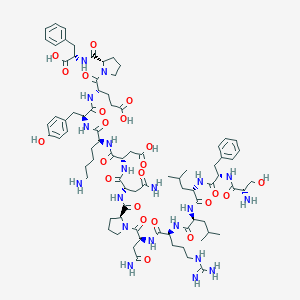 molecular formula C81H118N20O23 B165488 TRAP-14 CAS No. 137339-65-2