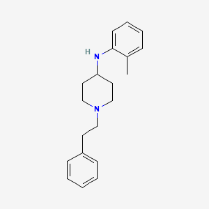 molecular formula C20H26N2 B1654880 N-(2-methylphenyl)-1-(2-phenylethyl)-4-piperidinamine CAS No. 28456-18-0