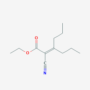 molecular formula C12H19NO2 B1654881 Ethyl 2-cyano-3-propylhex-2-enoate CAS No. 28456-68-0