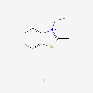 molecular formula C10H12INSe B1654888 Benzoselenazolium, 3-ethyl-2-methyl-, iodide CAS No. 2870-37-3