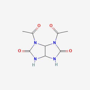 molecular formula C8H10N4O4 B1654891 1,6-Diacetyltetrahydroimidazo[4,5-d]imidazole-2,5(1h,3h)-dione CAS No. 28773-97-9