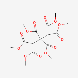 molecular formula C15H20O12 B1654892 Hexamethyl propane-1,1,2,2,3,3-hexacarboxylate CAS No. 28781-91-1