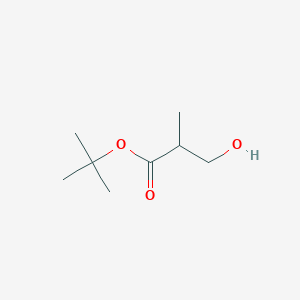 molecular formula C8H16O3 B1654898 tert-Butyl 3-hydroxy-2-methylpropanoate CAS No. 289040-80-8