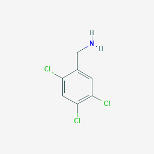 molecular formula C7H6Cl3N B1654903 (2,4,5-Trichlorophenyl)methanamine CAS No. 2903-49-3
