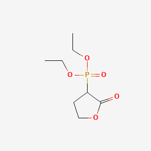 molecular formula C8H15O5P B1654906 3-Diethoxyphosphoryloxolan-2-one CAS No. 2907-85-9