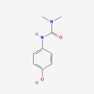 molecular formula C9H12N2O2 B1654908 Urea, N'-(4-hydroxyphenyl)-N,N-dimethyl- CAS No. 2908-80-7