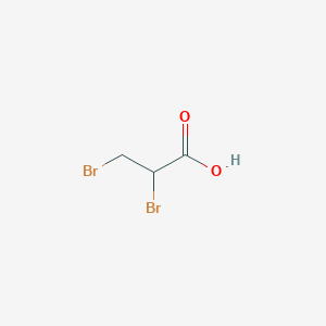 molecular formula C3H4Br2O2 B165491 2,3-二溴丙酸 CAS No. 600-05-5