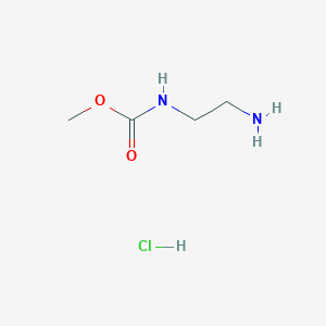 molecular formula C4H11ClN2O2 B1654912 methyl N-(2-aminoethyl)carbamate hydrochloride CAS No. 29170-19-2