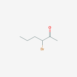molecular formula C6H11BrO B1654935 3-Bromohexan-2-one CAS No. 29584-99-4