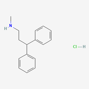 molecular formula C16H20ClN B1654944 N-methyl-3,3-diphenyl-propylamine hydrochloride CAS No. 29768-15-8