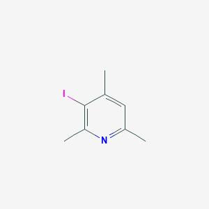molecular formula C8H10IN B1654962 3-Iodo-2,4,6-trimethylpyridine CAS No. 29976-58-7