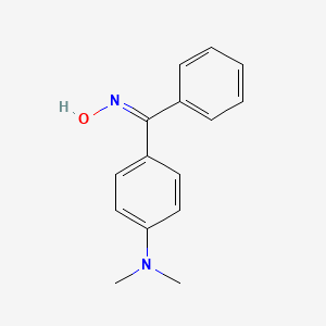 molecular formula C15H16N2O B1654963 P-Dimethylaminobenzophenone anti-oxime CAS No. 2998-95-0