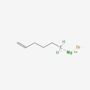 molecular formula C6H11BrMg B1654968 Hex-5-enylmagnesium bromide, 0.5M in THF CAS No. 30043-41-5
