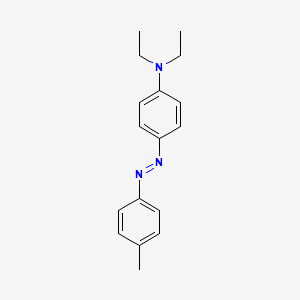 molecular formula C17H21N3 B1654973 n,n-Diethyl-4-[(e)-(4-methylphenyl)diazenyl]aniline CAS No. 3010-56-8