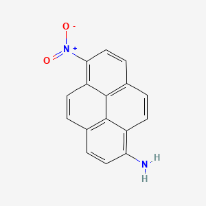 molecular formula C16H10N2O2 B1654986 1-Pyrenamine, 6-nitro- CAS No. 30269-01-3