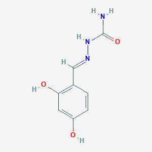 molecular formula C8H9N3O3 B1654990 2,4-Dihydroxybenzaldehyde semicarbazone CAS No. 3030-93-1