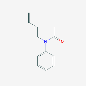 molecular formula C12H15NO B165503 ACETAMIDE,N-3-BUTEN-1-YL-N-PHENYL- CAS No. 135579-12-3