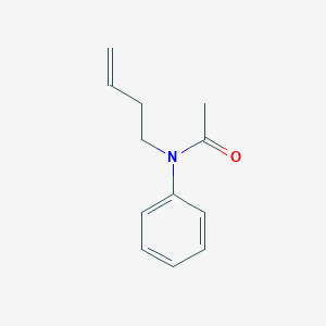 molecular formula C12H15NO B165503 N-Phenyl-N-(3-butenyl)acetamide CAS No. 135579-12-3