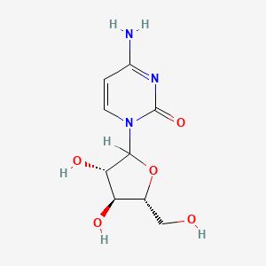 molecular formula C9H13N3O5 B1655040 1-beta-D-Arabinofuranosylcytosine CAS No. 3083-52-1