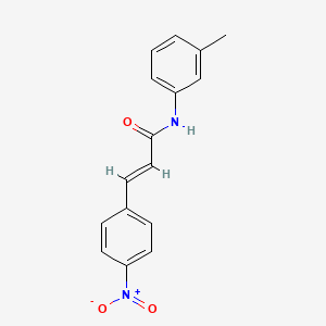 (E)-N-(3-methylphenyl)-3-(4-nitrophenyl)prop-2-enamide