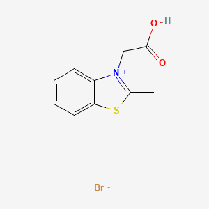 Benzothiazolium, 3-(carboxymethyl)-2-methyl-, bromide