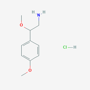 2-Methoxy-2-(4-methoxyphenyl)ethanamine;hydrochloride
