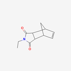 molecular formula C11H13NO2 B1655079 cis-endo-N-Ethyl-5-norbornene-2,3-dicarboximide CAS No. 31500-38-6