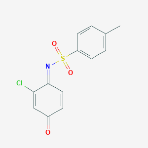 (NE)-N-(2-chloro-4-oxocyclohexa-2,5-dien-1-ylidene)-4-methylbenzenesulfonamide