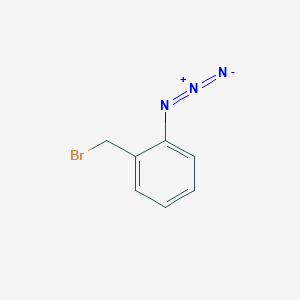 molecular formula C7H6BrN3 B1655085 1-azido-2-(bromomethyl)benzene CAS No. 31553-17-0