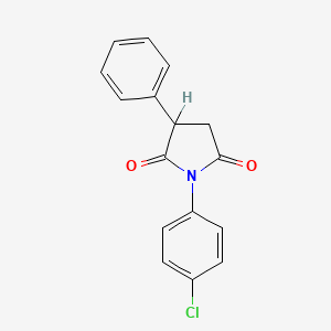 1-(4-Chlorophenyl)-3-phenylpyrrolidine-2,5-dione